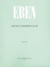 Musica Dominicalis Organ sheet music cover